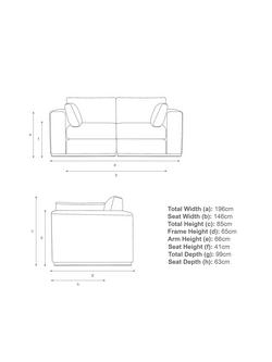 John Lewis + Swoon Rubik Medium 2 Seater Sofa, Dark Leg - view 2, Rust Velvet