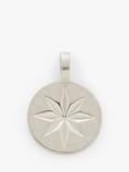 Monica Vinader Guiding Star Pendant, Silver