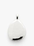 Monica Vinader Deia Pebble Locket Charm, Silver