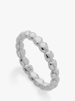 Monica Vinader Nura Stacking Ring, Silver, Silver