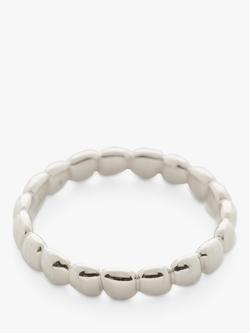 Monica Vinader Nura Stacking Ring, Silver - view 2, Silver