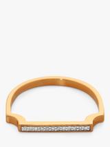 Monica Vinader Signature Diamond Ring, Gold