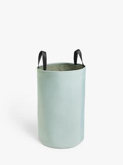 John Lewis Canvas Laundry Basket, Nettle