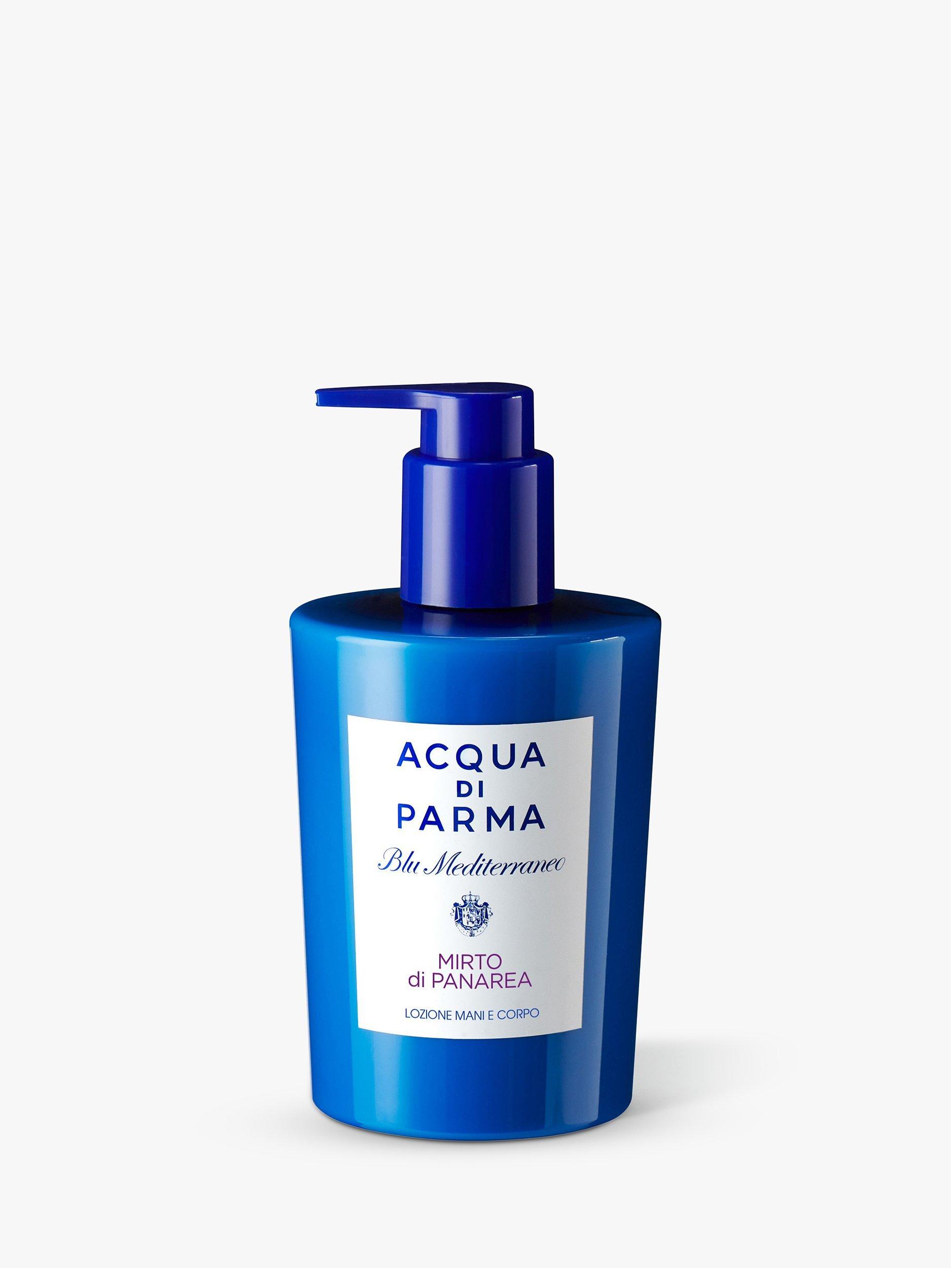Product image 1 of 6, which shows Acqua di Parma Blu Mediterraneo Mirto di Panarea Hand & Body Lotion, 300ml