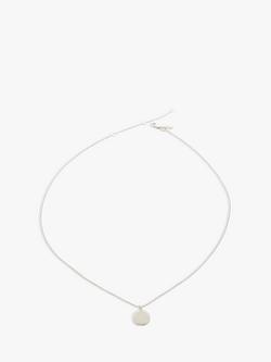 Monica Vinader MV Siren™ Petal Chain Necklace, Silver, Silver