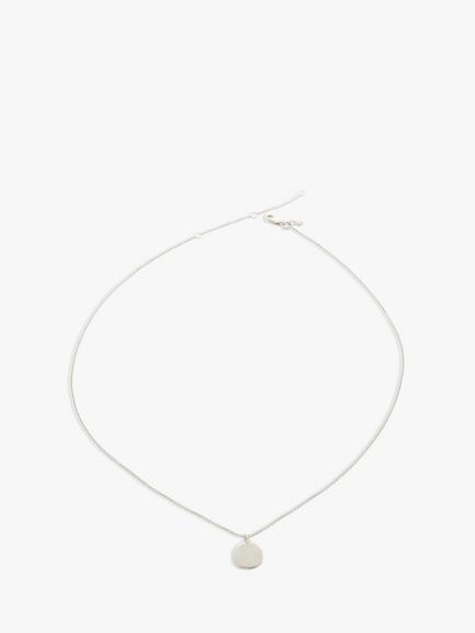 Monica Vinader MV Siren™ Petal Chain Necklace, Silver, Silver