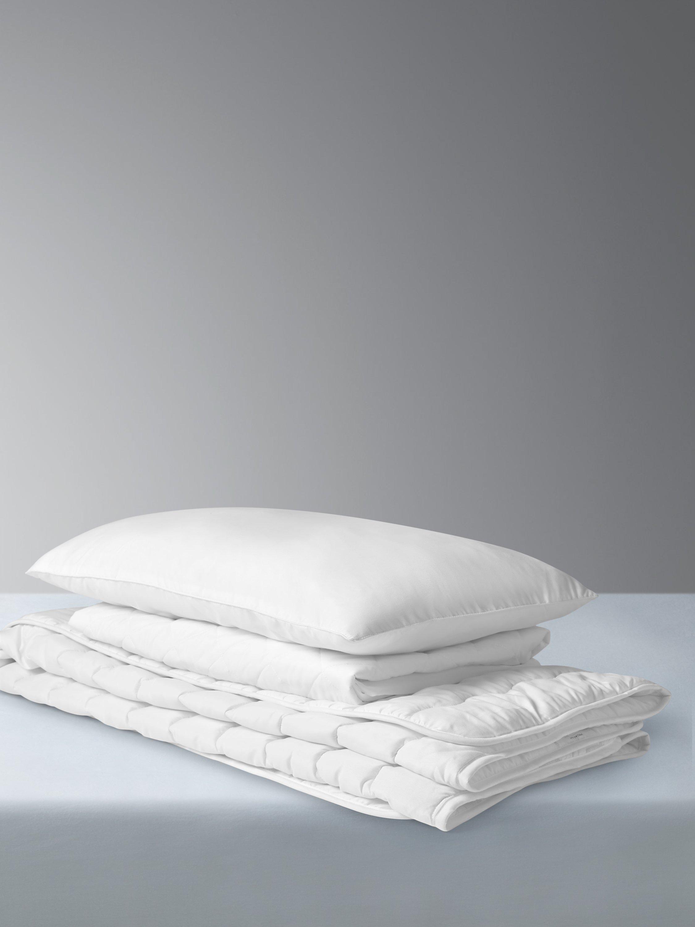 John Lewis Duvet, Pillow & Waterproof Mattress Protector Set, 4 Tog, Single