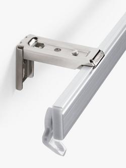 John Lewis Wall Support Bracket Medium-weight - view 2, Silver