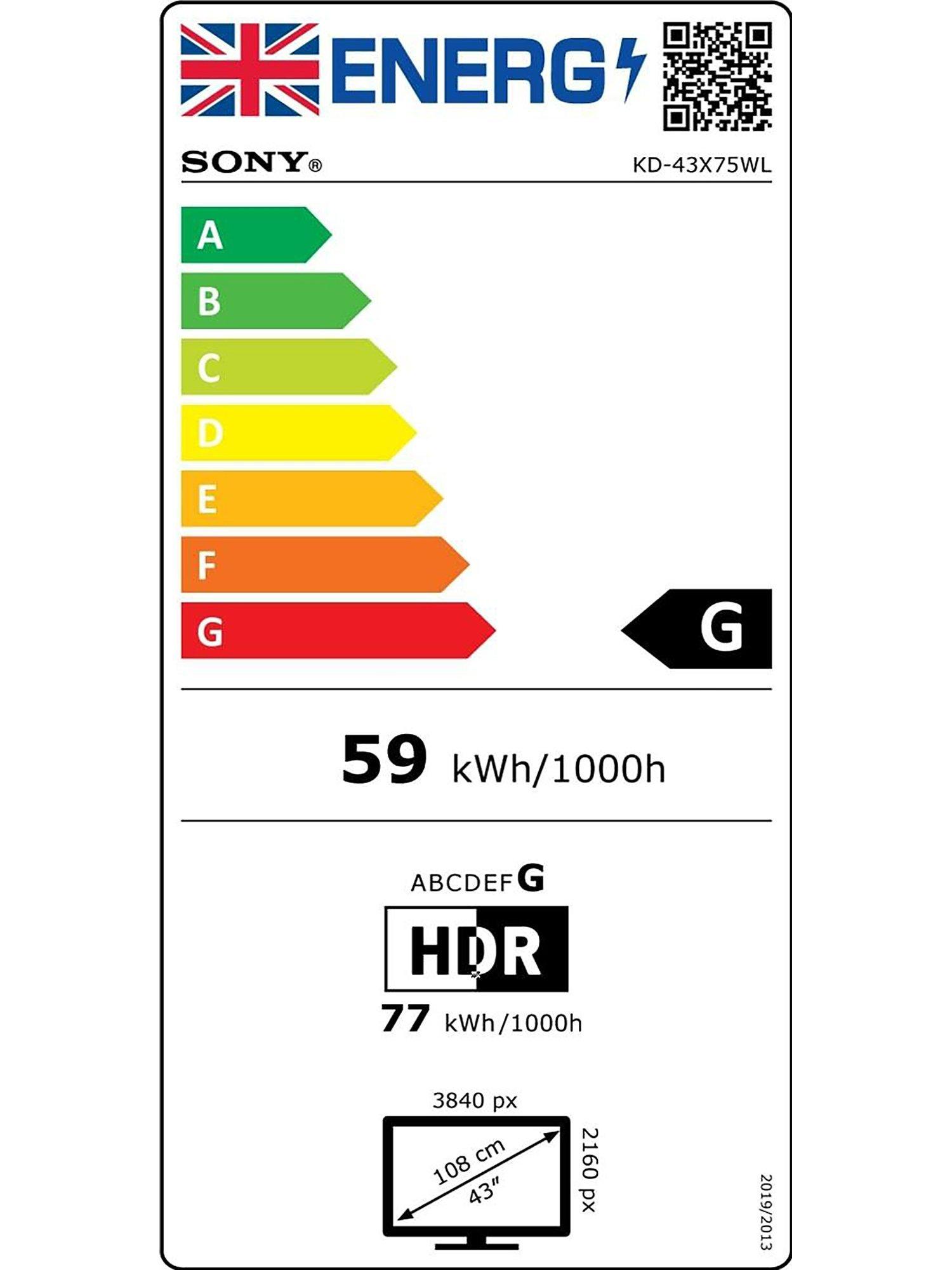 This item is rated G for energy efficiency on a scale from A (most efficient) to G (least efficient).