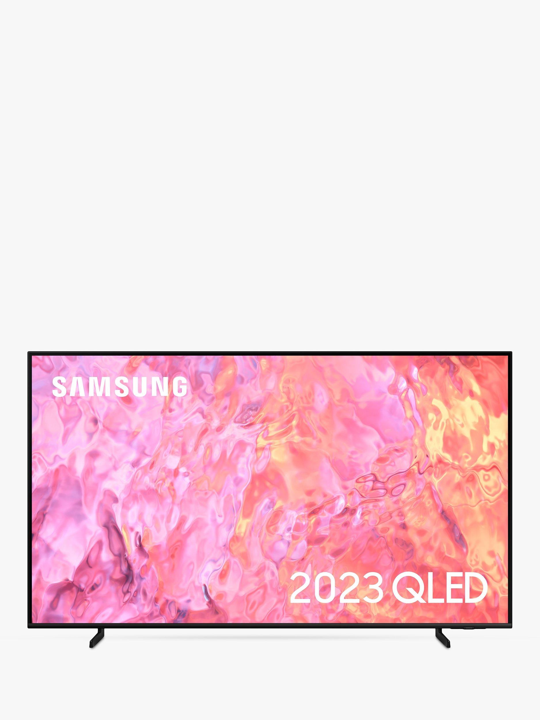 Samsung QE85Q60C (2023) QLED HDR 4K Ultra HD Smart TV, 85 inch with TVPlus, Black