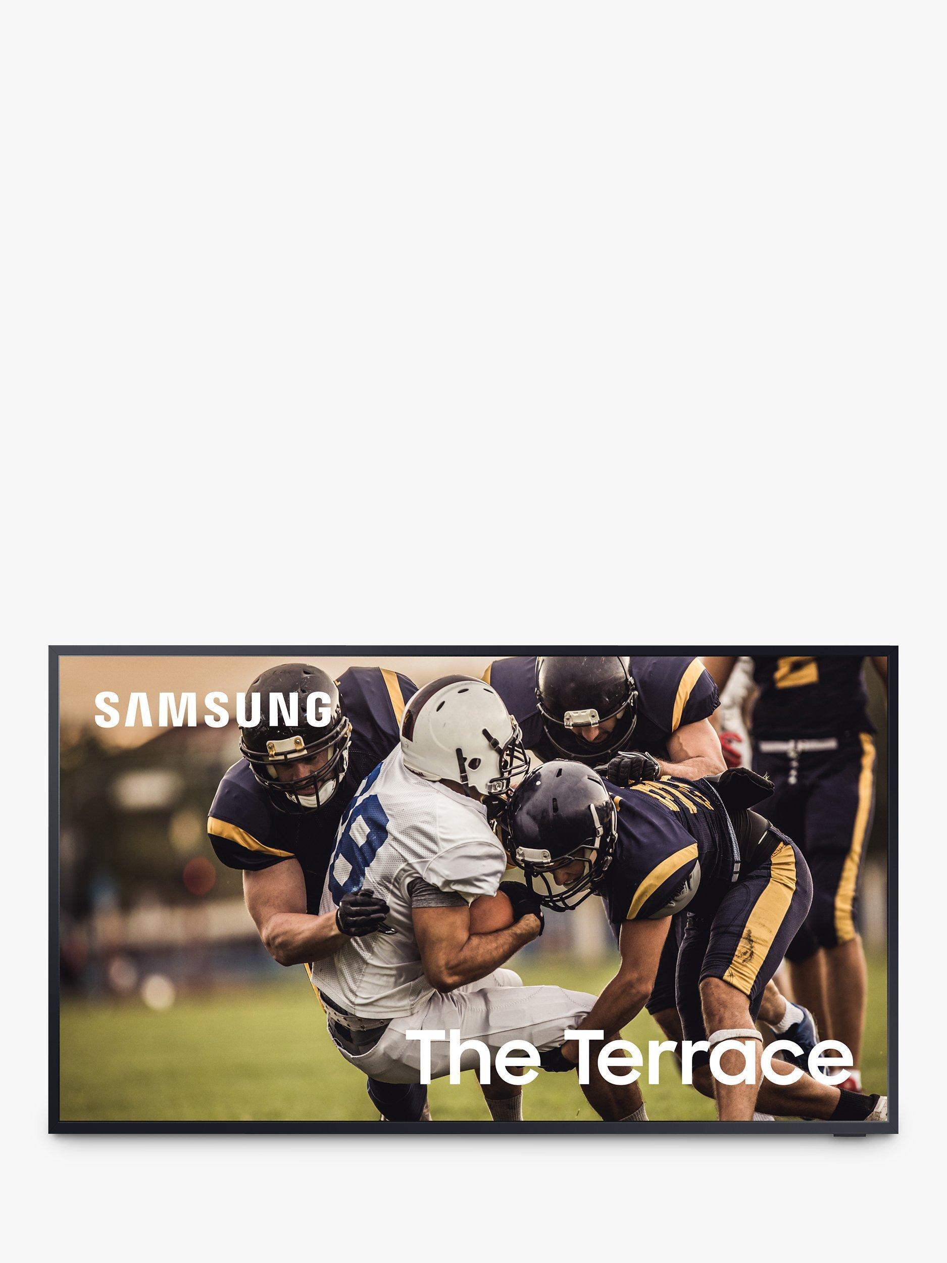 Samsung The Terrace (2023) QLED HDR 2000 4K Ultra HD Smart Outdoor TV, 65 inch with TVPlus, Black