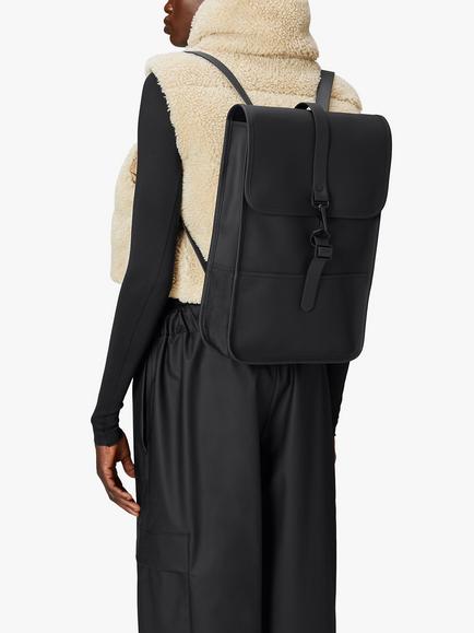 Rains 13" Backpack Mini - view 2, Black