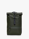 Rains Rolltop Rucksack, Green