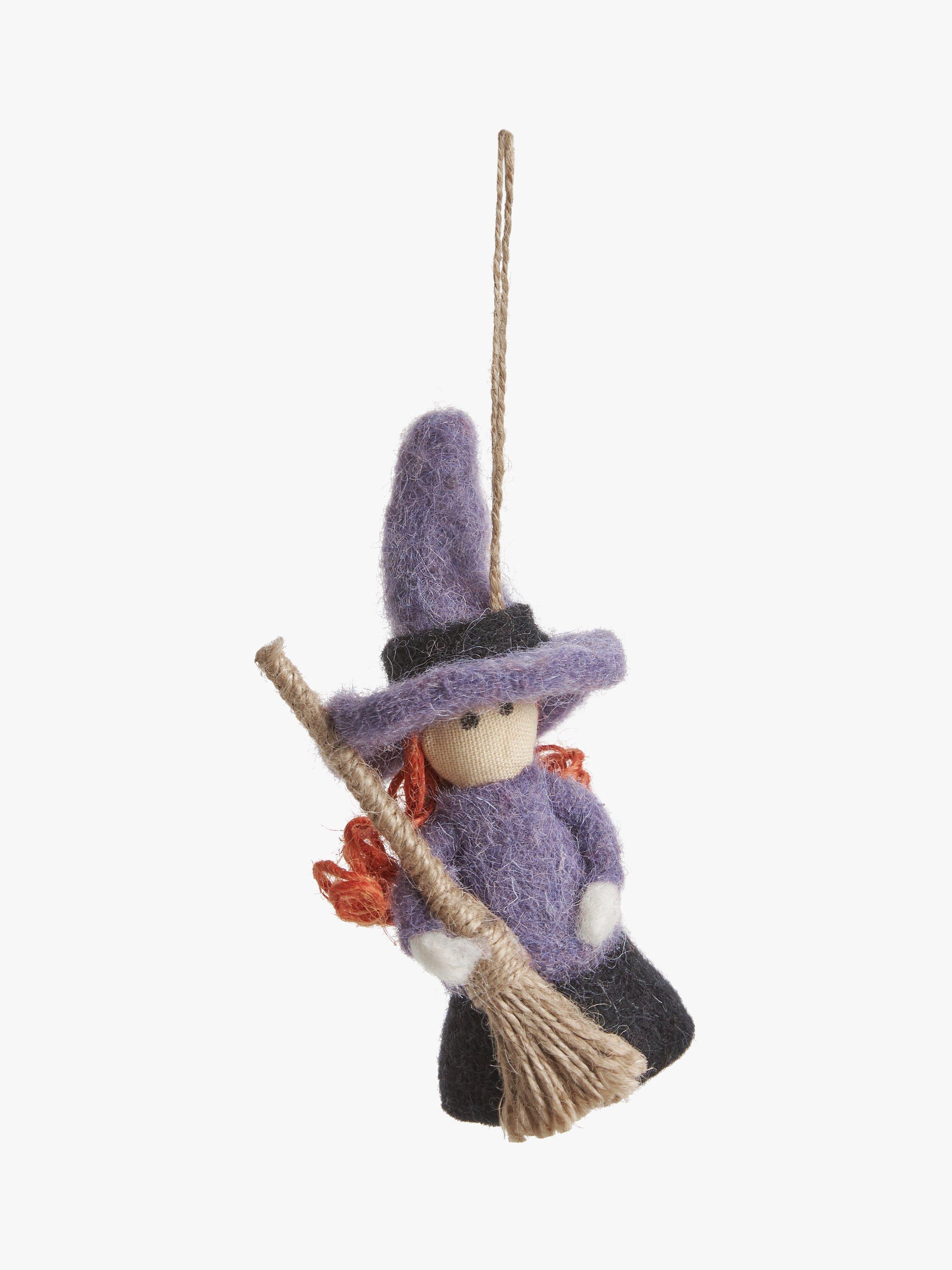 John Lewis Halloween Felt Witch Hanging Decoration