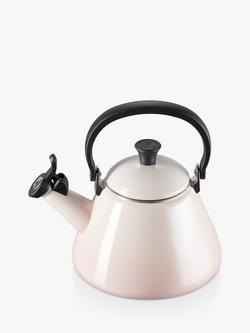 Le Creuset Kone Stovetop Kettle, 1.6L - view 2, Shell Pink