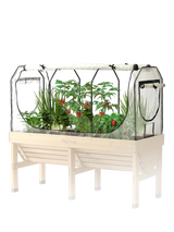 VegTrug Classic Greenhouse Frame & Multi Cover Add on for Outdoor Medium Planter