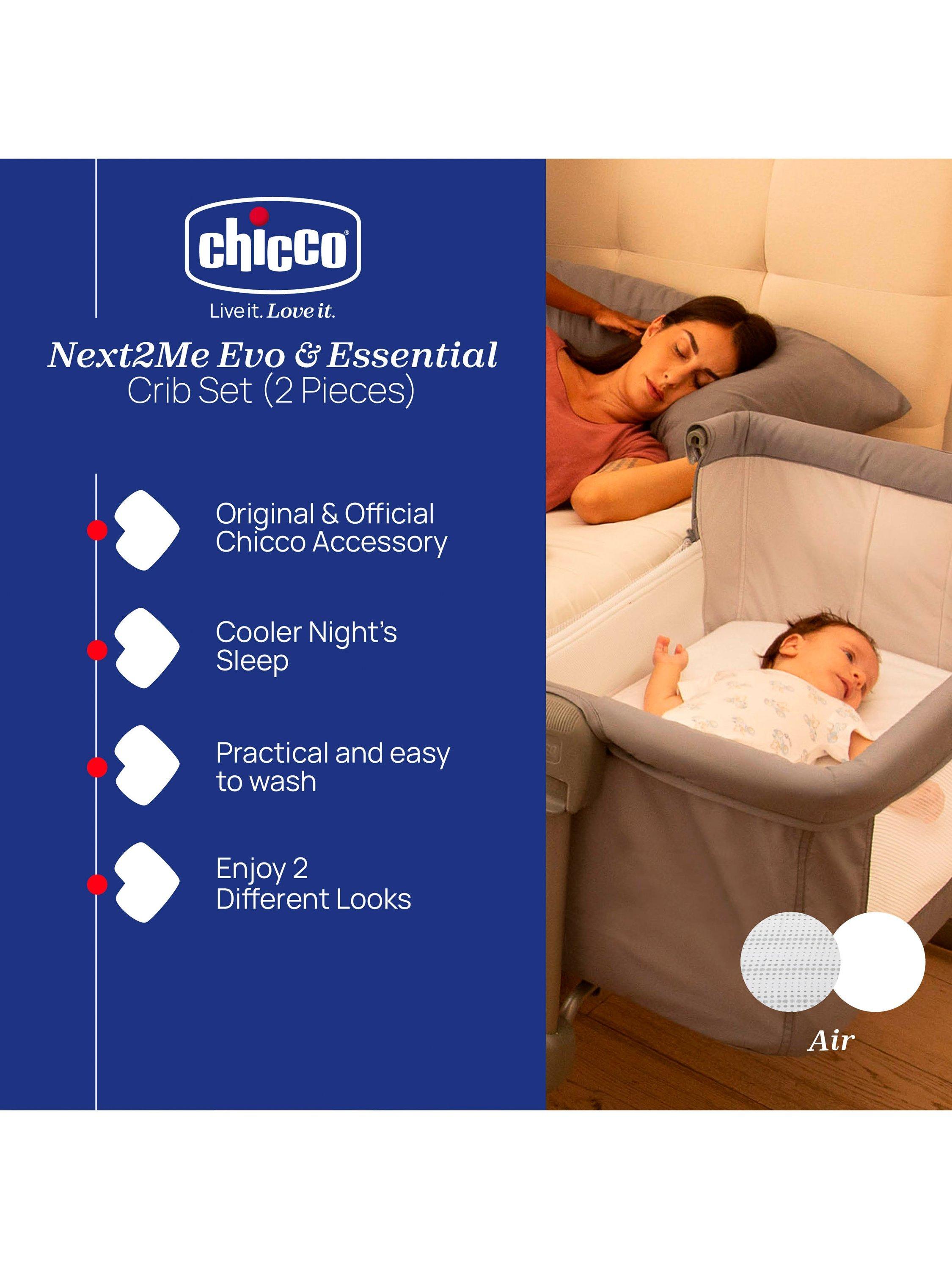 Chicco Next2Me Bedside Crib Bedding Set Pack of 2 Air