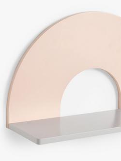 John Lewis Arch Wall Shelf - view 2, Pink