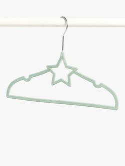 John Lewis Star Children's Coat Hanger, Pack of 6, Multi - view 2, Multi