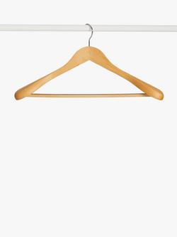 John Lewis Suit Hanger (FSC Beech), Natural - view 2, Natural