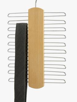 John Lewis Tie Hanger (FSC Beech), Natural - view 2, Natural