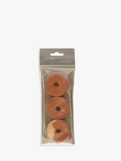 John Lewis Cedar Rings, Pack of 6, Natural