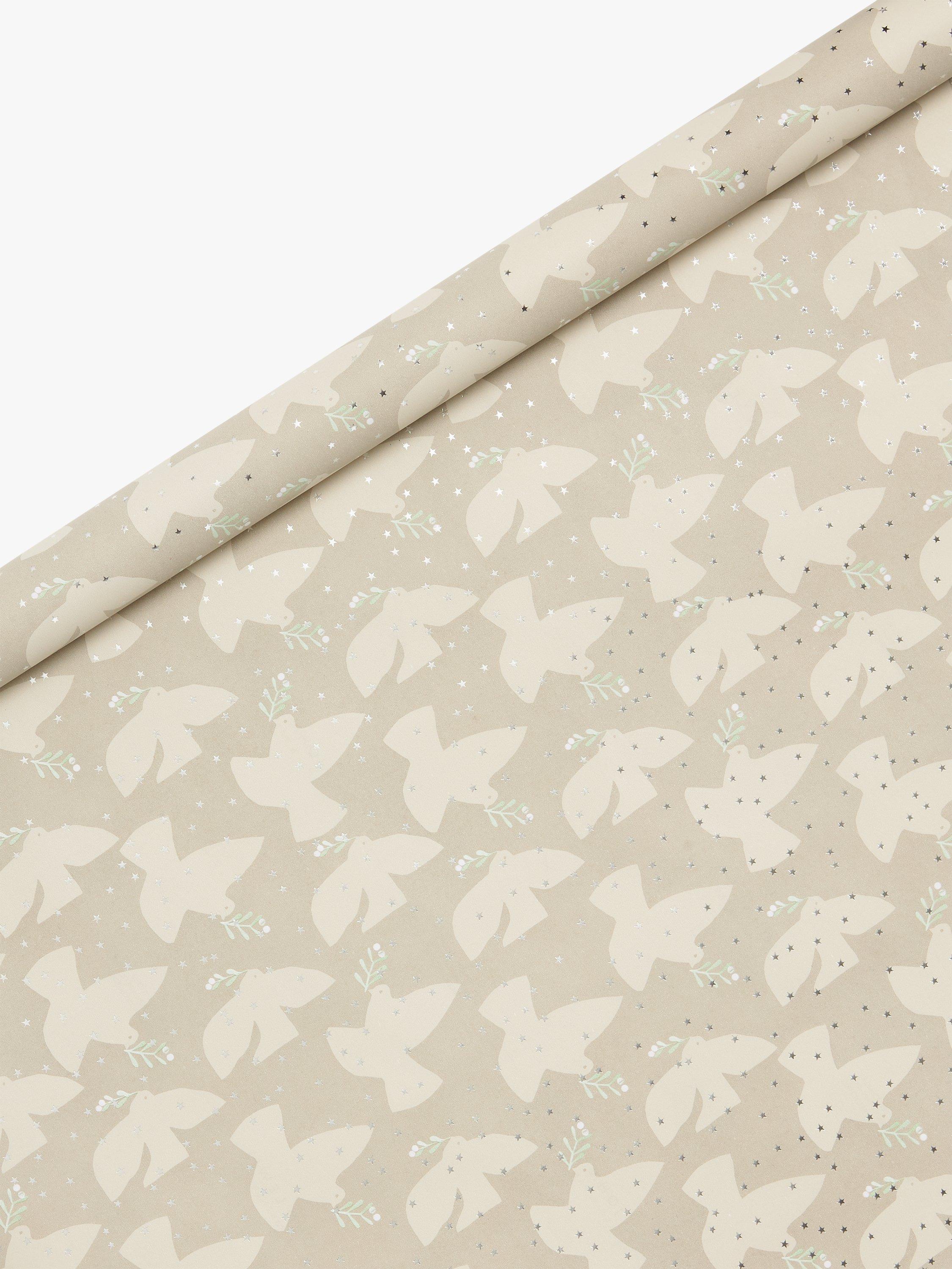 John Lewis Polar Planet Peace Bird Gift Wrap, 4m