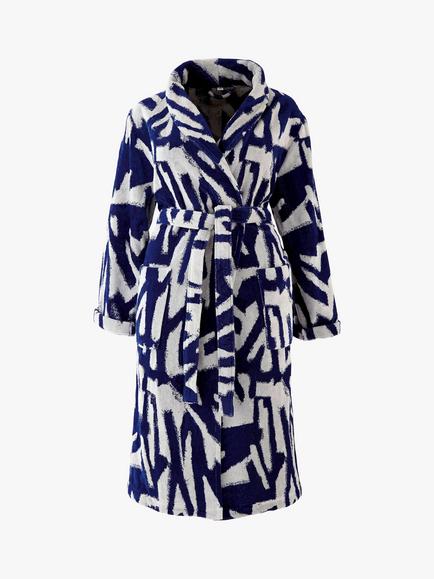 Harlequin x Sophie Robinson Thicket Bath Robe, Lapis, Multi