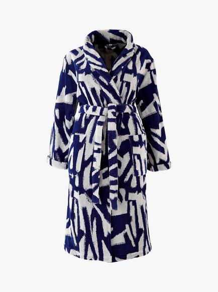 Harlequin x Sophie Robinson Thicket Bath Robe, Lapis, Multi
