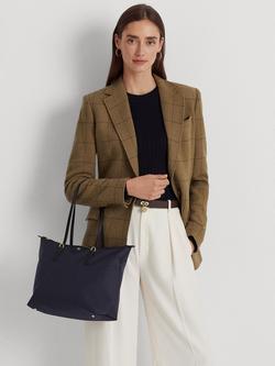Lauren Ralph Lauren Nylon Medium Keaton Tote Bag - view 2, Refined Navy