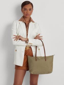 Lauren Ralph Lauren Nylon Medium Keaton Tote Bag - view 2, Clay/Tan