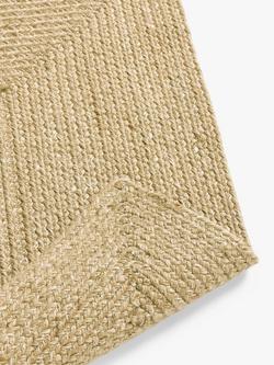 John Lewis Braided Textured Door Mat - view 2, Neutral