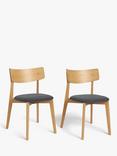 John Lewis Virtue Dining Chair, Set of 2, Oak
