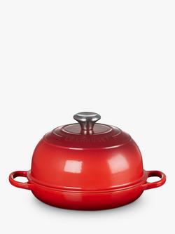Le Creuset Cast Iron Bread Oven, 24cm - view 2, Cerise