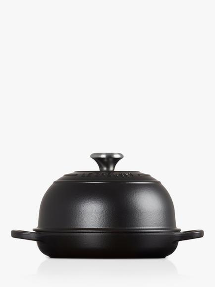 Le Creuset Cast Iron Bread Oven, 24cm - view 2, Satin Black