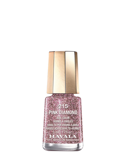 Mavala Mini Colour Nail Polish - Glitter, 215 Pink Diamond