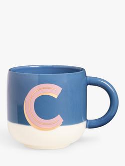 John Lewis Alphabet Fine China Mug, C