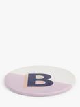 John Lewis Alphabet Fine China Coaster