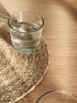 John Lewis Farmhouse Leckford Recycled Glass Tumbler, 250ml, Clear - view 2, Clear