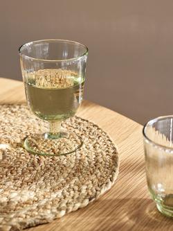 John Lewis Farmhouse Leckford Recycled Wine Glass, 200ml, Clear - view 2, Clear