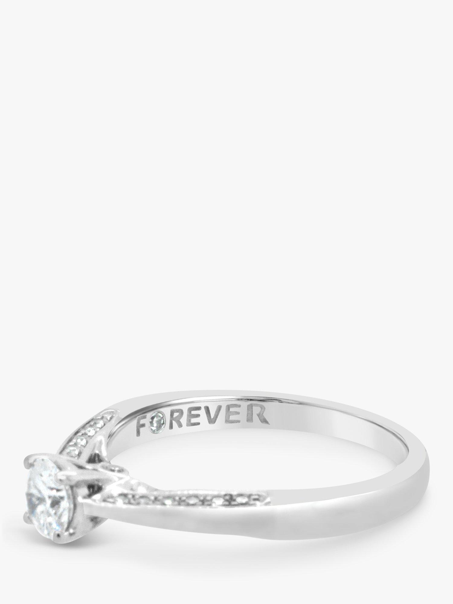 Product image 2 of 5, which shows Milton & Humble Jewellery Pre-Loved 18ct White Gold Diamond Engagement Ring