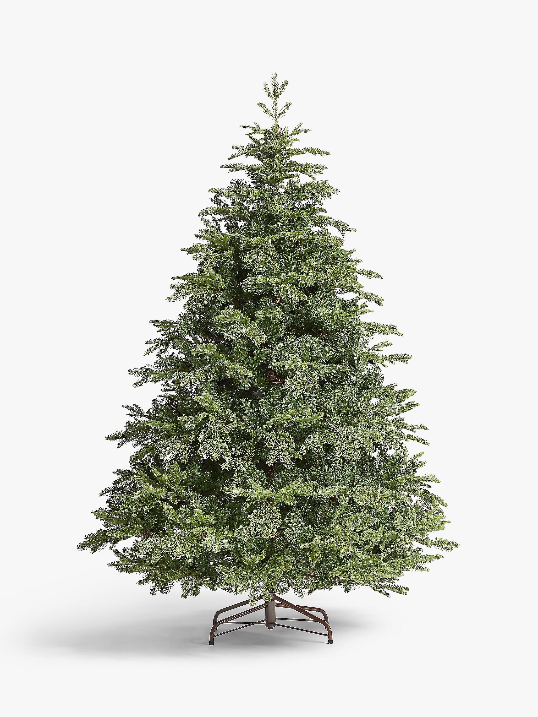 John Lewis St. Petersburg Unlit Christmas Tree, Green, 7ft