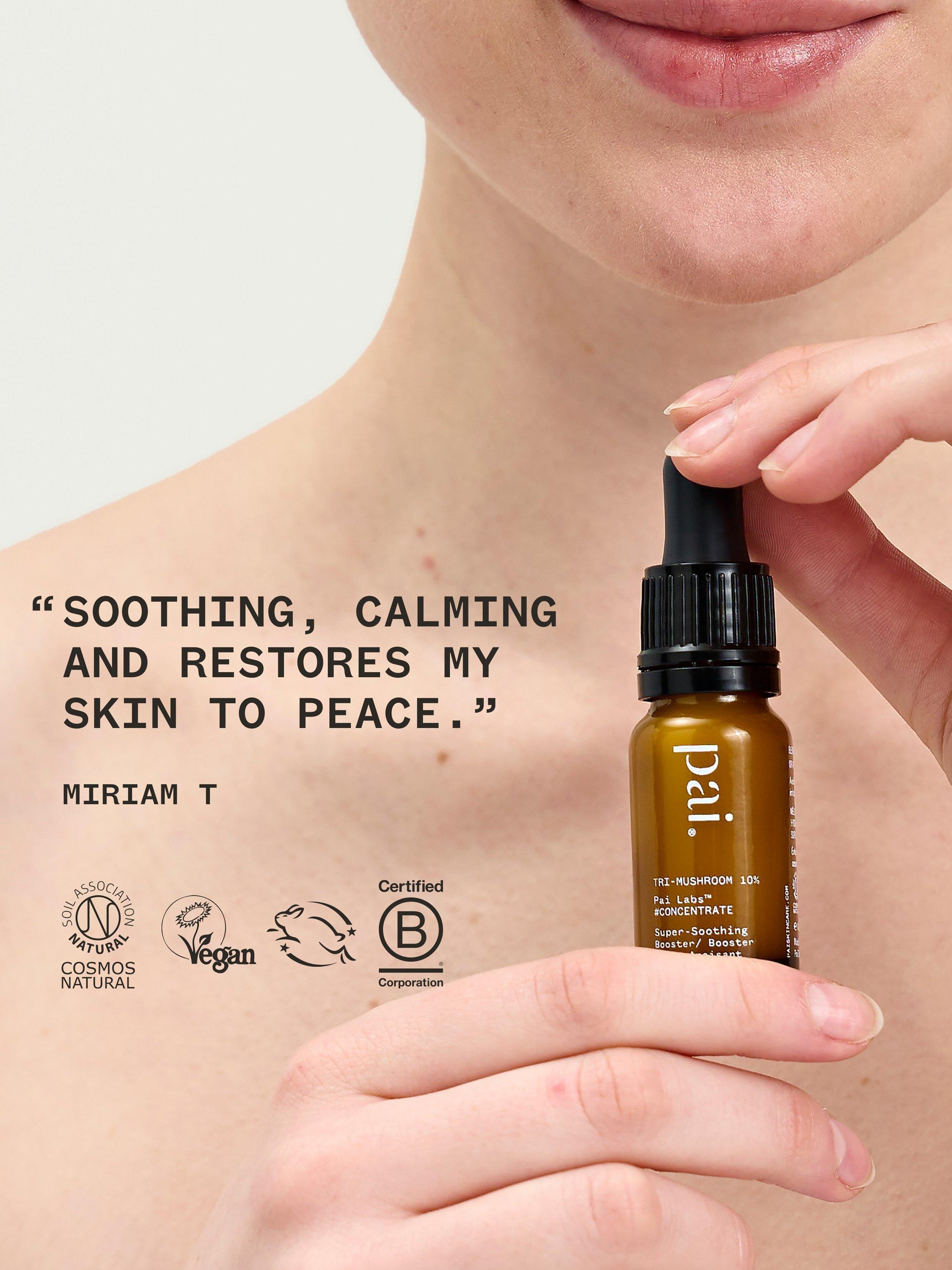 Product image 7 of 9, which shows Pai Tri-Mushroom 10% Super-Soothing Booster, 10ml