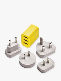 Go Travel Worldwide 3 Port USB-A Charger, N/A