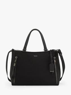 TUMI Voyageur Skye Medium Tote Bag, Black/Gunmetal