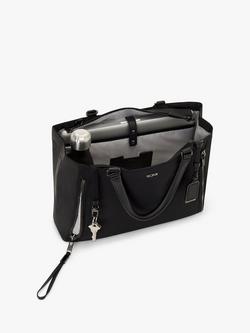 TUMI Voyageur Skye Medium Tote Bag - view 2, Black/Gunmetal