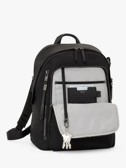 TUMI Voyageur Halsey Backpack - view 2, Black/Gunmetal