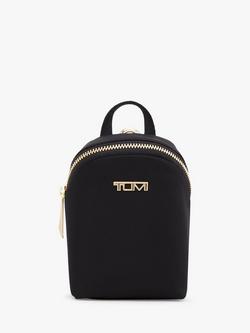 TUMI Voyageur Charm Pouch, Black/Gold