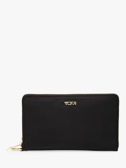 TUMI Voyageur Vevay Jewellery Portfolio Case, Black/Gold