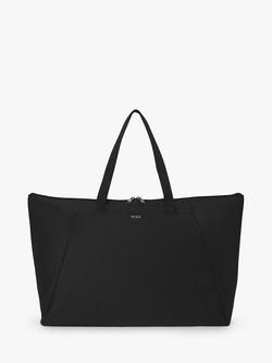 Tumi Just In Case Tote Foldable Tote Bag, Black/Gunmetal